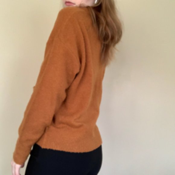 Rusty-Orange Cardigan - Picture 7 of 8